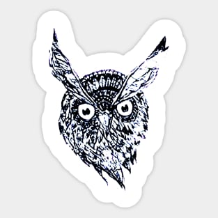 Night Owl Party All Night Sticker